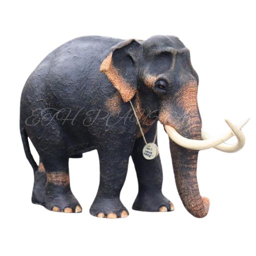 Indi Raja Sri Lankan Tusker Elephant - Handcraft Souvenir by Elephant Dung